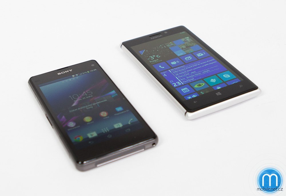 Sony Xperia Z1 compact vs. Nokia Lumia 925