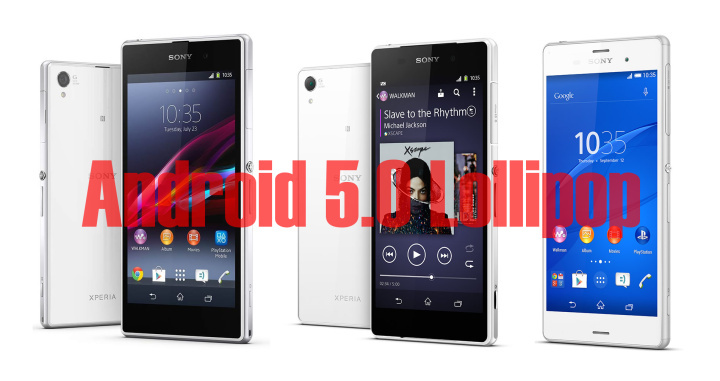 Sony Xperia Z1, Xperia Z2, Xperia Z3