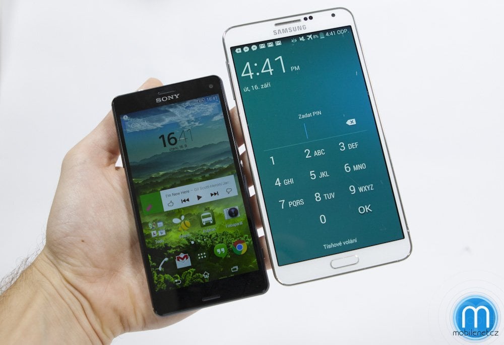 Sony Xperia Z3 Compact vs. Samsung Galaxy Note 3