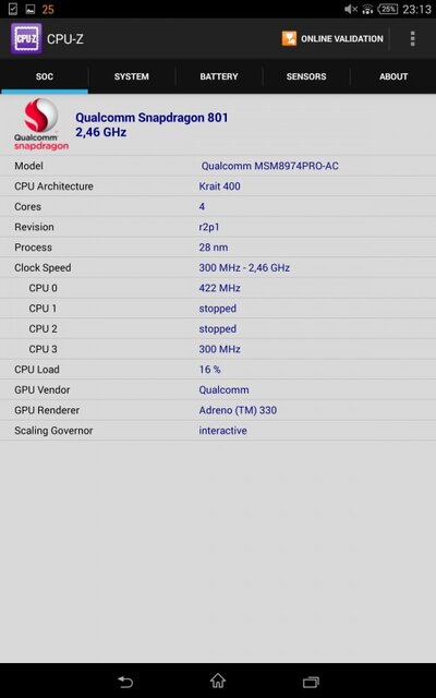 Sony Xperia Z3 Tablet Compact