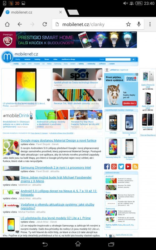 Sony Xperia Z3 Tablet Compact