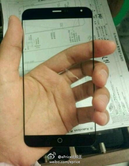 Špionážní foto předního panelu Meizu MX4