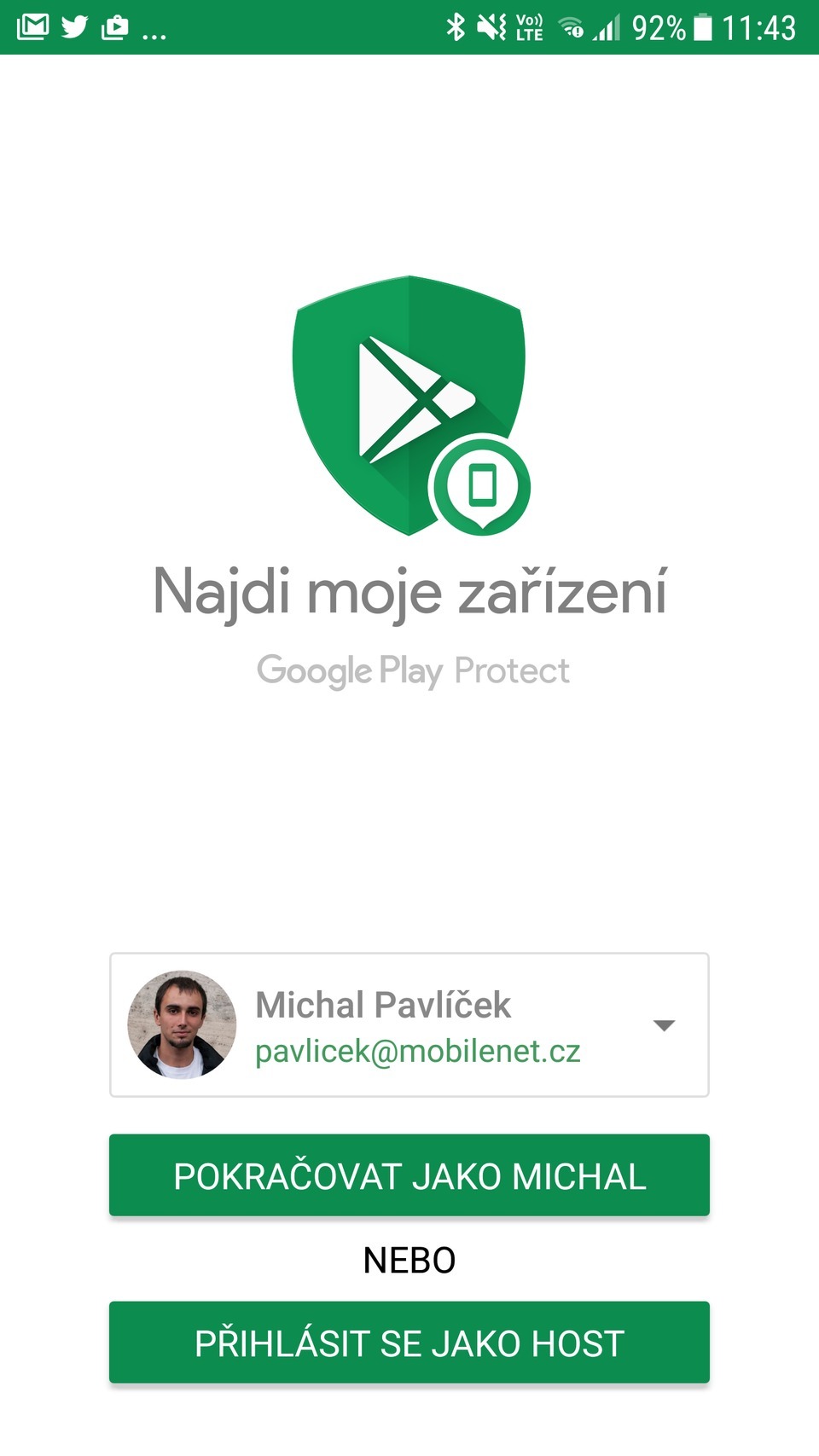 Správce zařízení Android