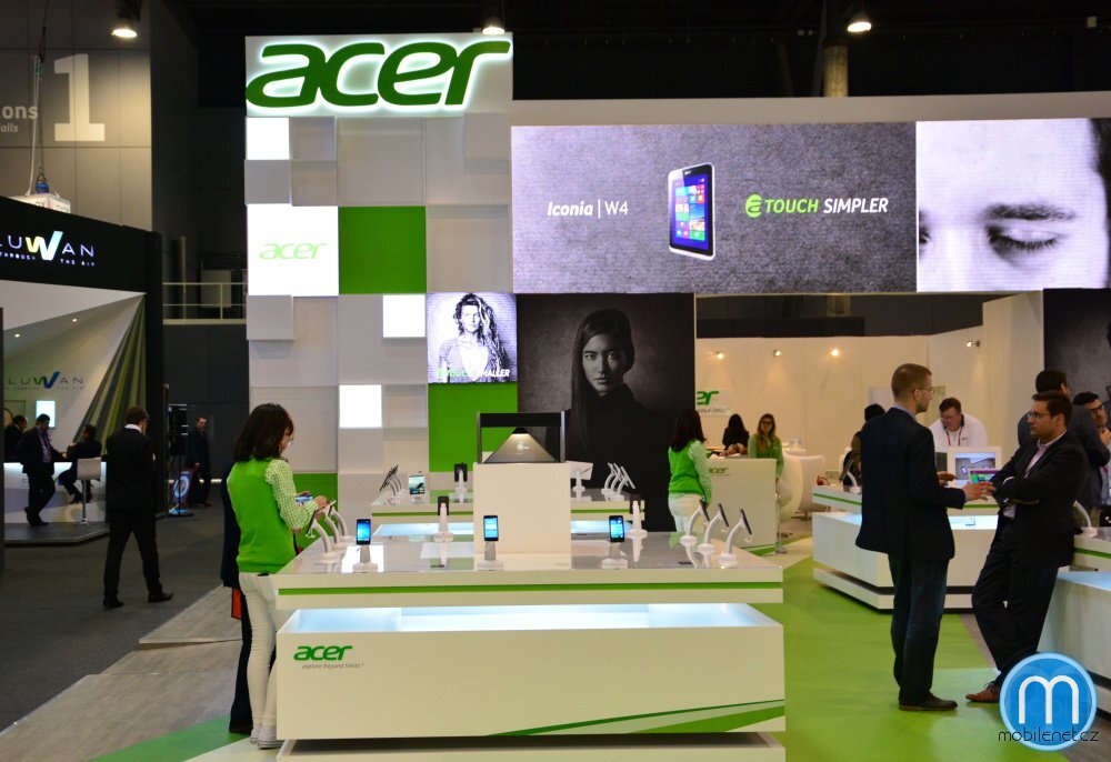 Stánek Acer na MWC 2014