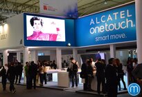 Stánek Alcatel na MWC 2014