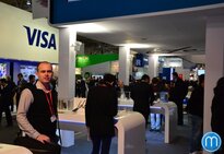 Stánek Alcatel na MWC 2014