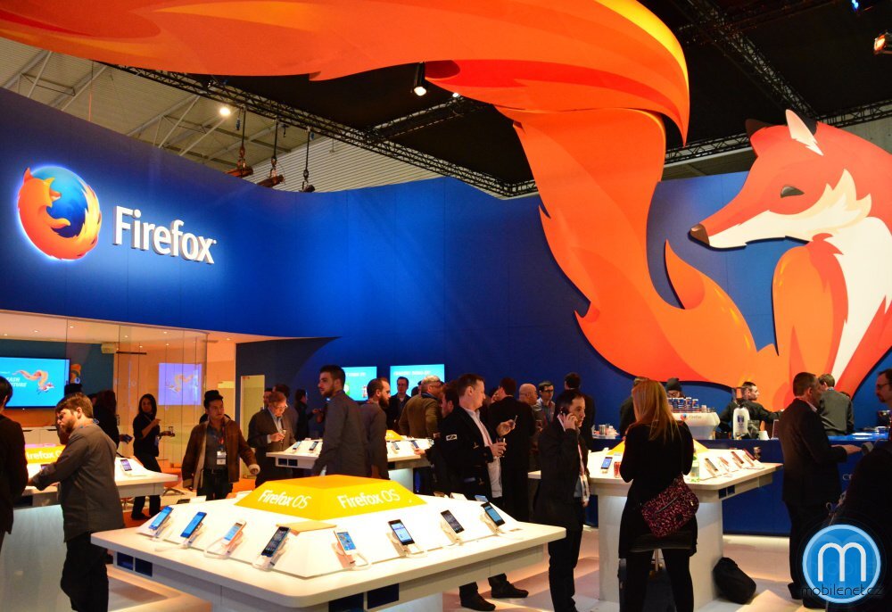 Stánek Firefox na MWC 2014