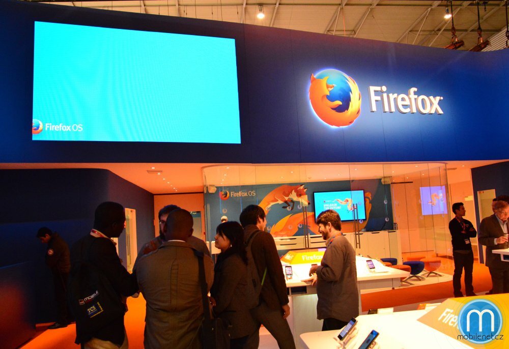 Stánek Firefox na MWC 2014