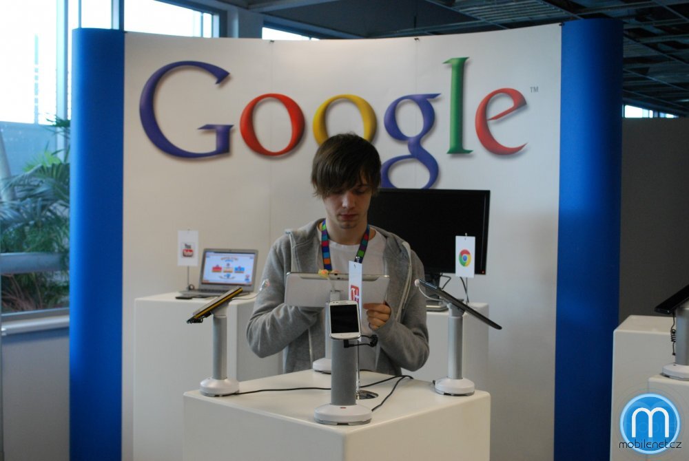 Stánek Googlu na O2 Guruveletrhu