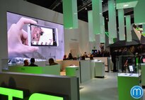 Stánek HTC na MWC 2014