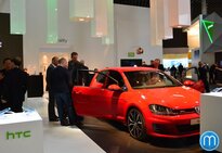 Stánek HTC na MWC 2014