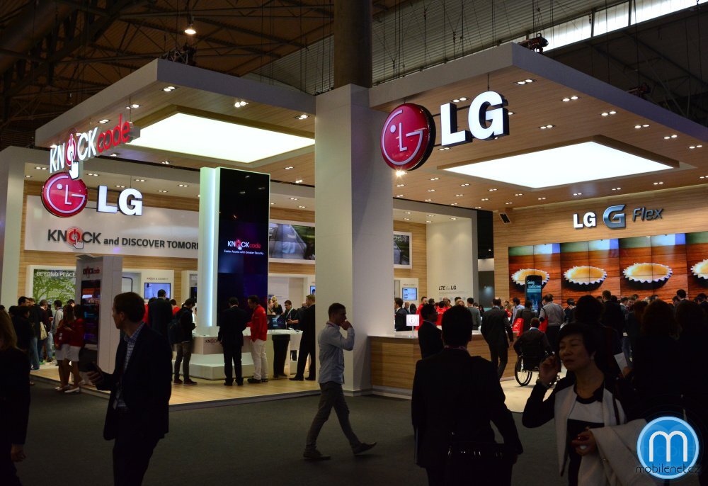 Stánek LG na MWC 2014