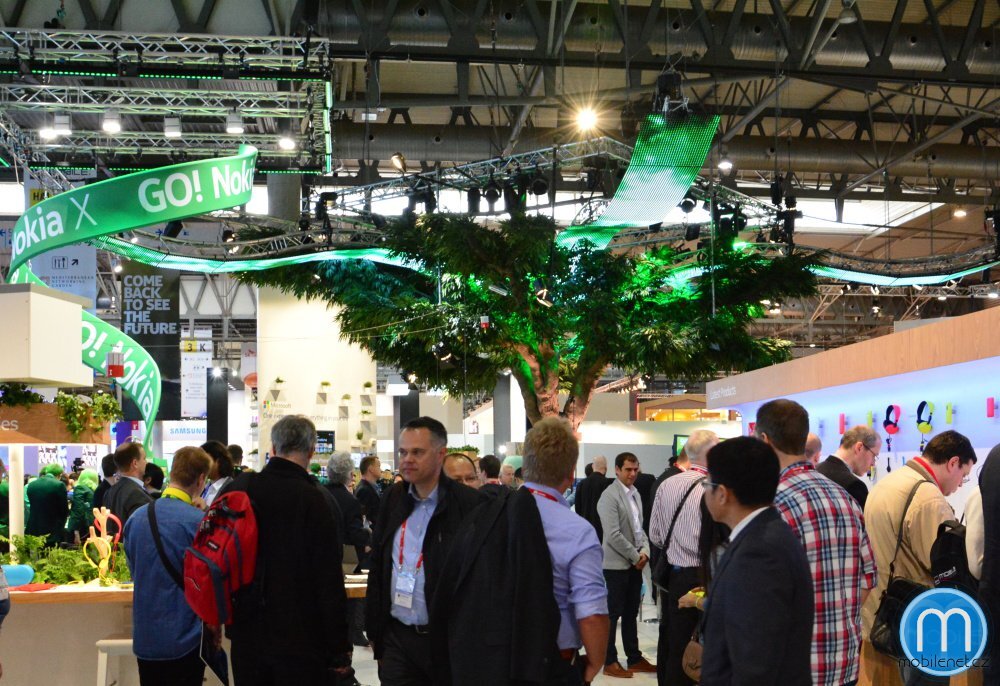 Stánek Nokia na MWC 2014
