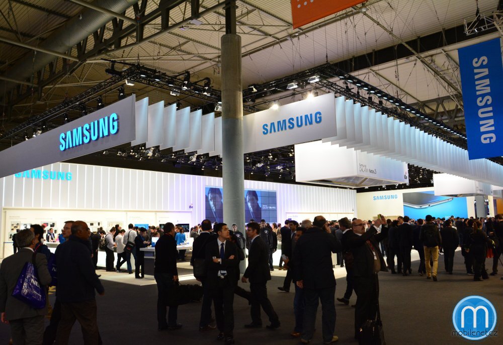 Stánek Samsung na MWC 2014