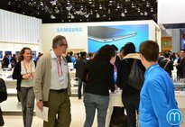 Stánek Samsung na MWC 2014