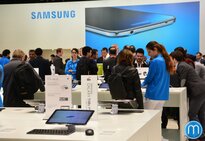 Stánek Samsung na MWC 2014