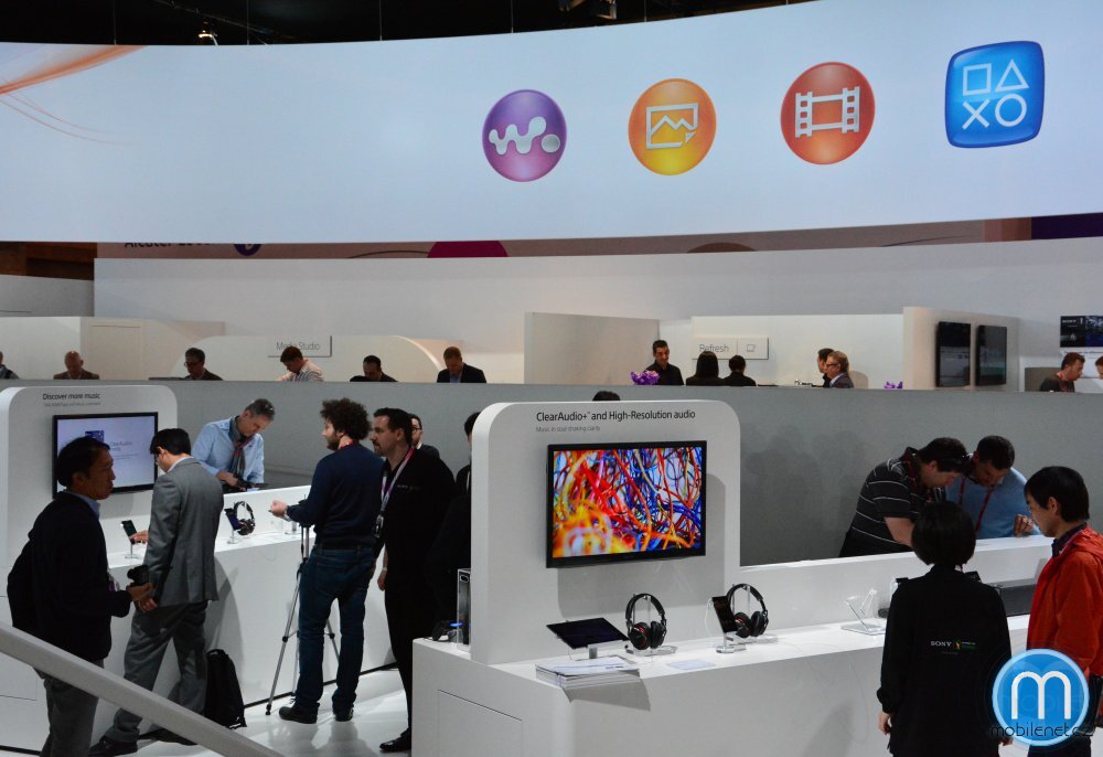 Stánek Sony na MWC 2014