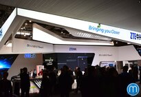 Stánek ZTE na MWC 2014