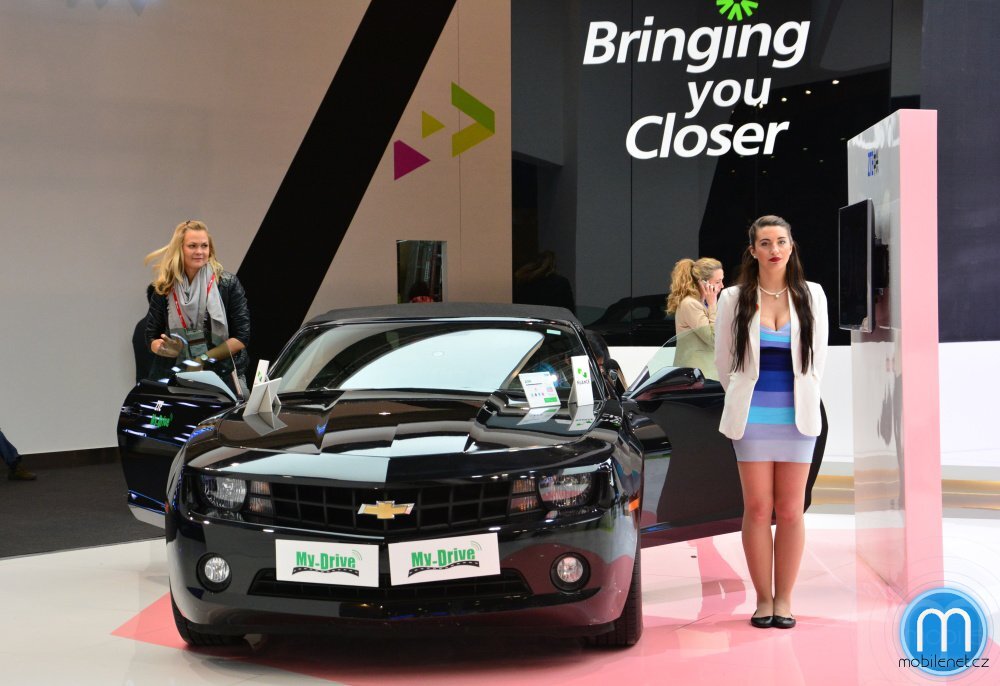 Stánek ZTE na MWC 2014