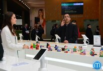 Stánek ZTE na MWC 2014