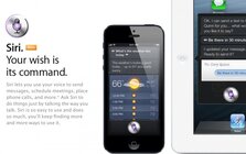 Staré webové stránky Siri