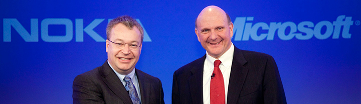 Stephen Elop a Steve Ballmer