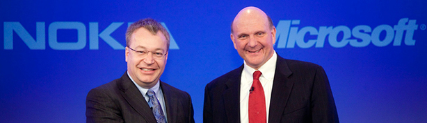 Stephen Elop a Steve Ballmer