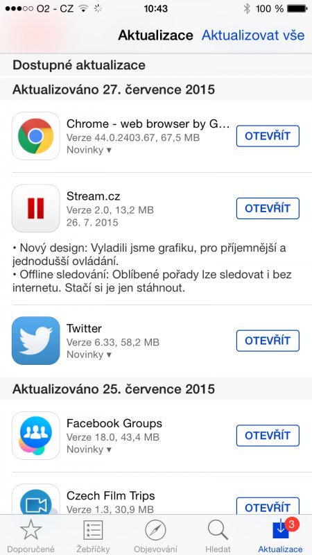 Stream.cz iOS
