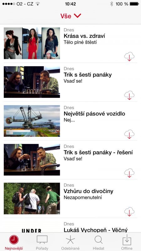 Stream.cz iOS
