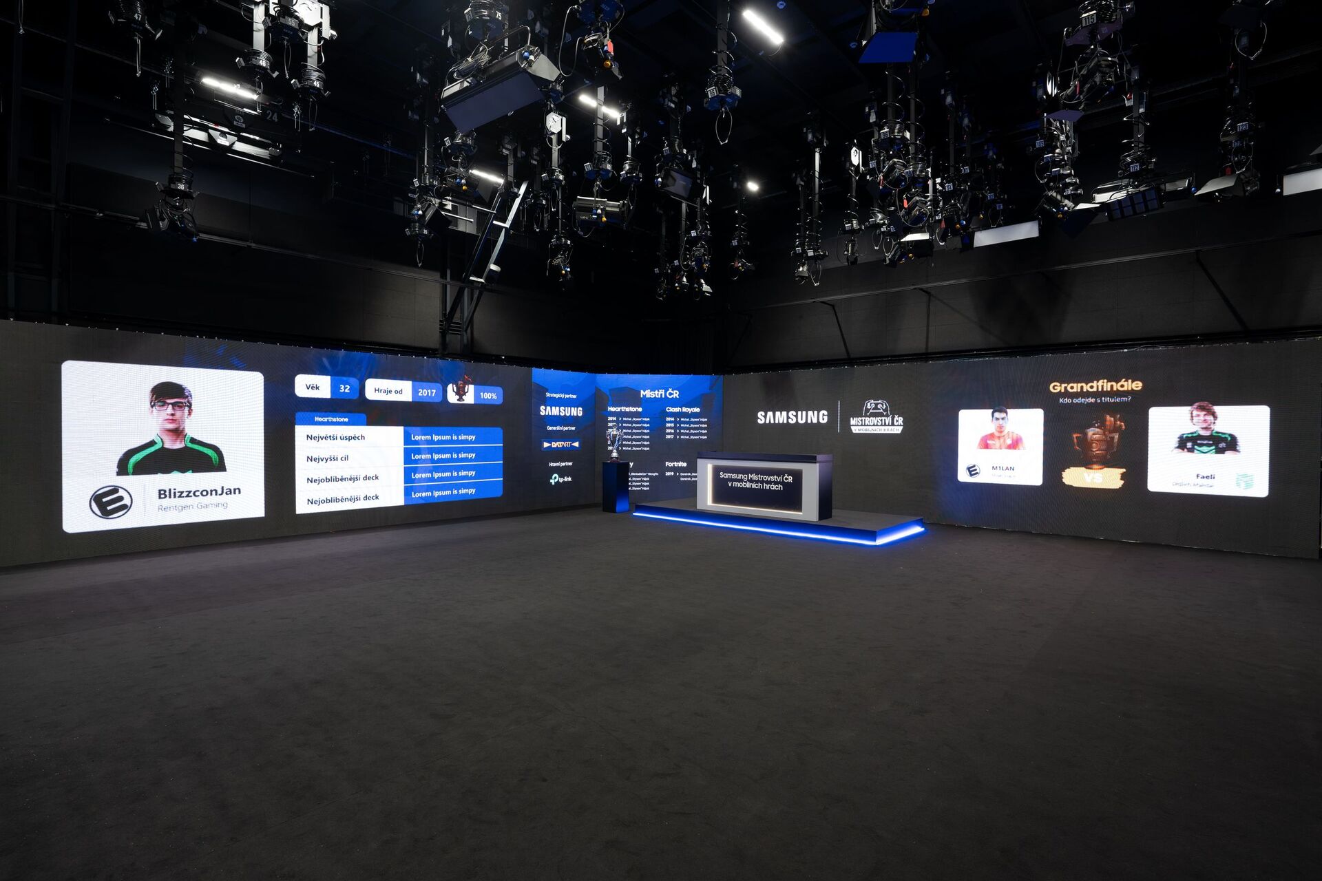 Studio pro Samsung Mistrovství České republiky v mobilních hrách