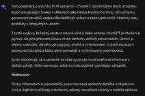 Sumarizace textu od Gemini