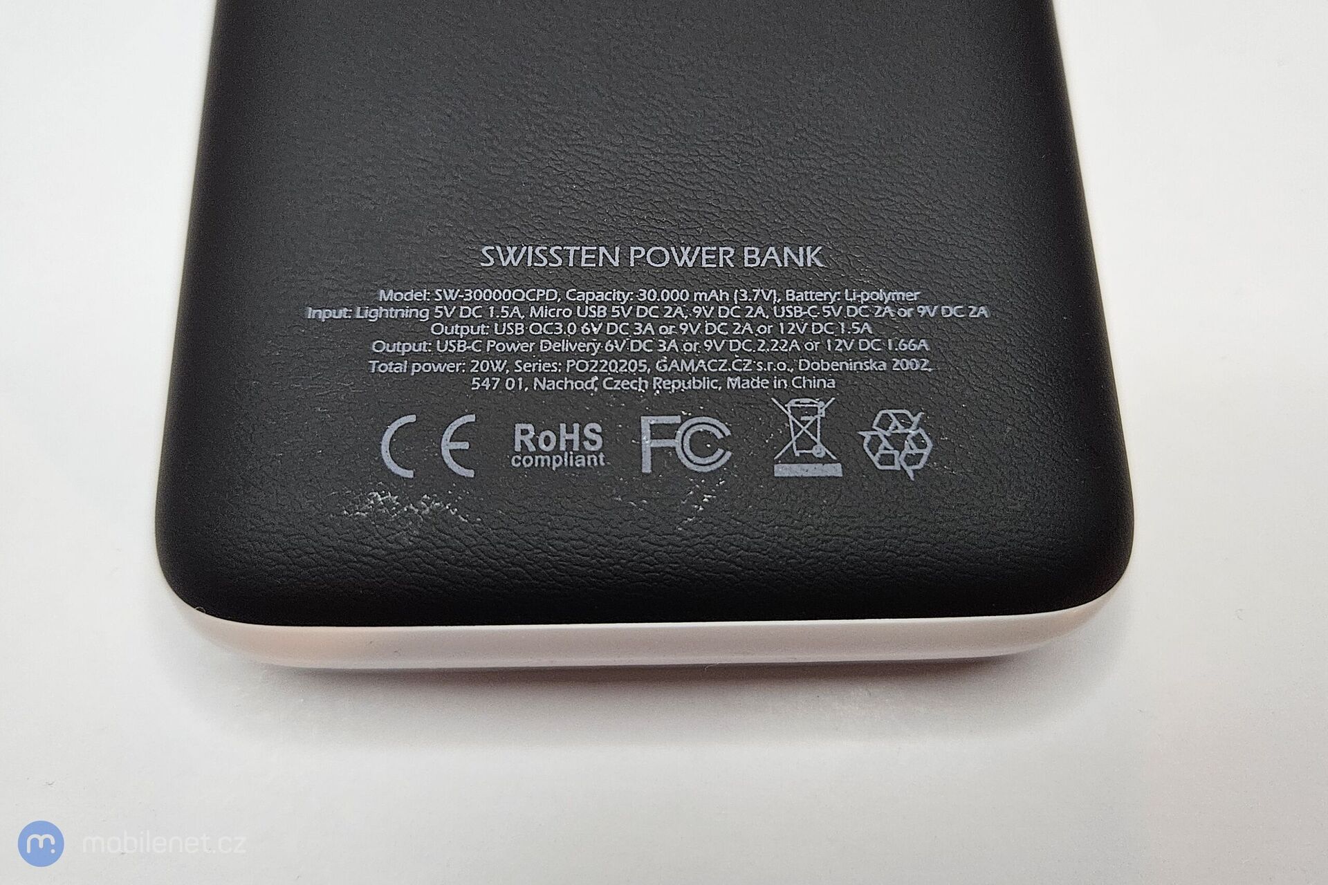 Swissten Black Core 30 000 mAh