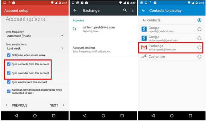 Synchronizace Outlooku z Gmailem
