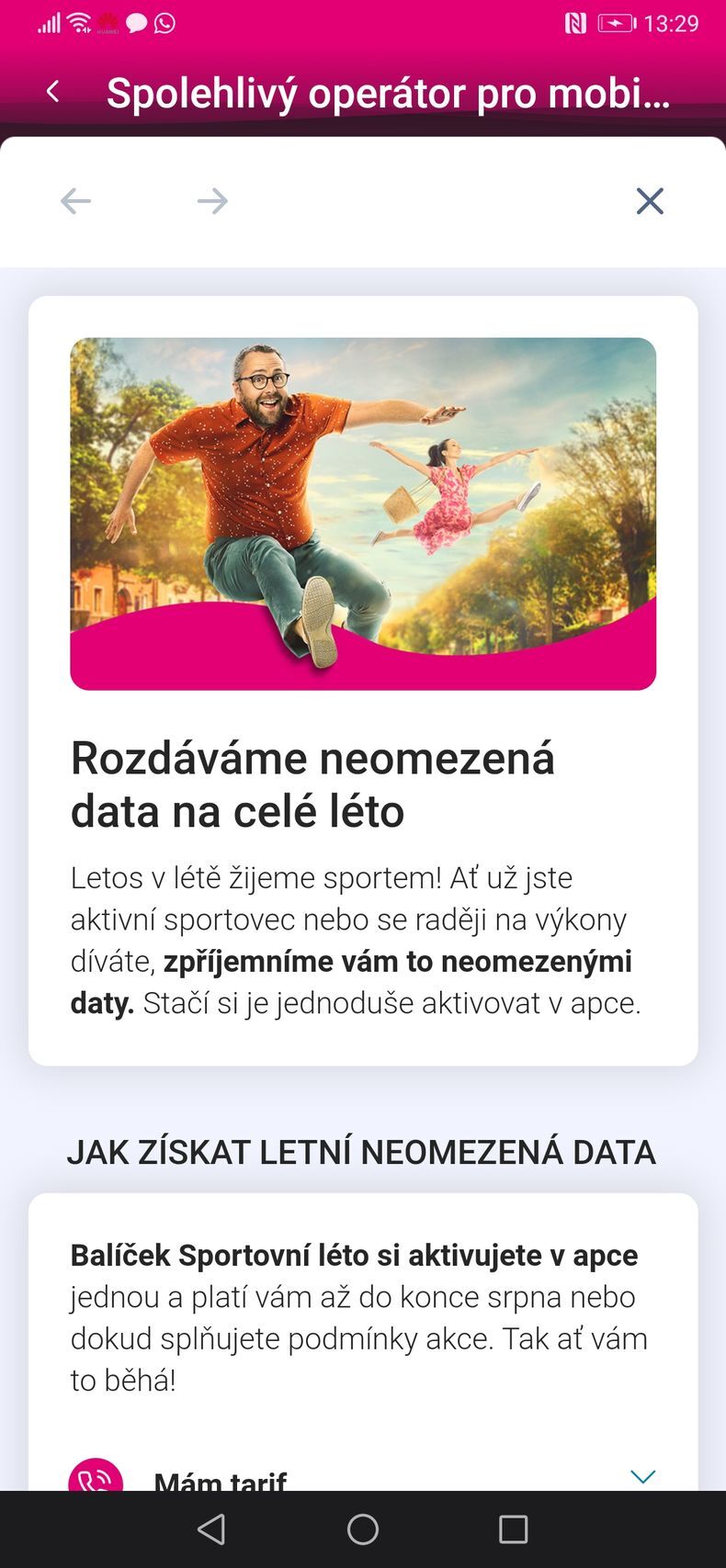 T-Mobile - Sportovní léto