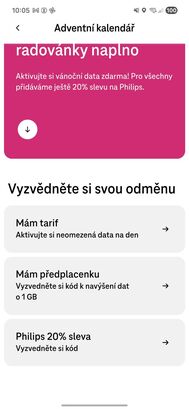 T-Mobile adventní kalendář 2025