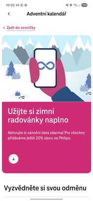 T-Mobile adventní kalendář 2025