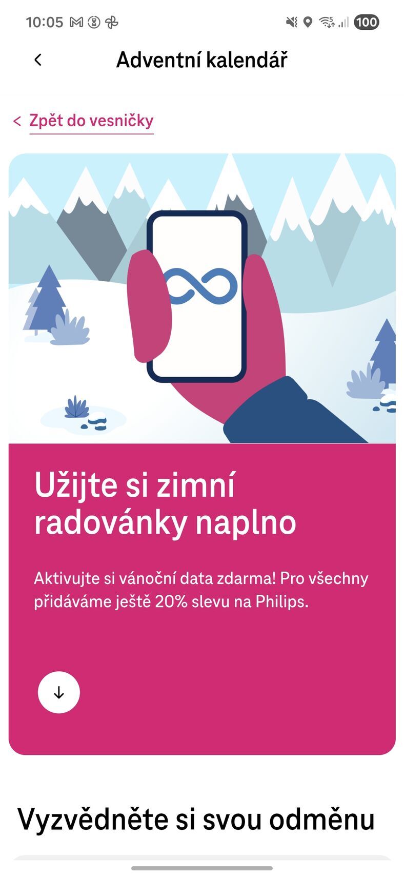 T-Mobile adventní kalendář 2025