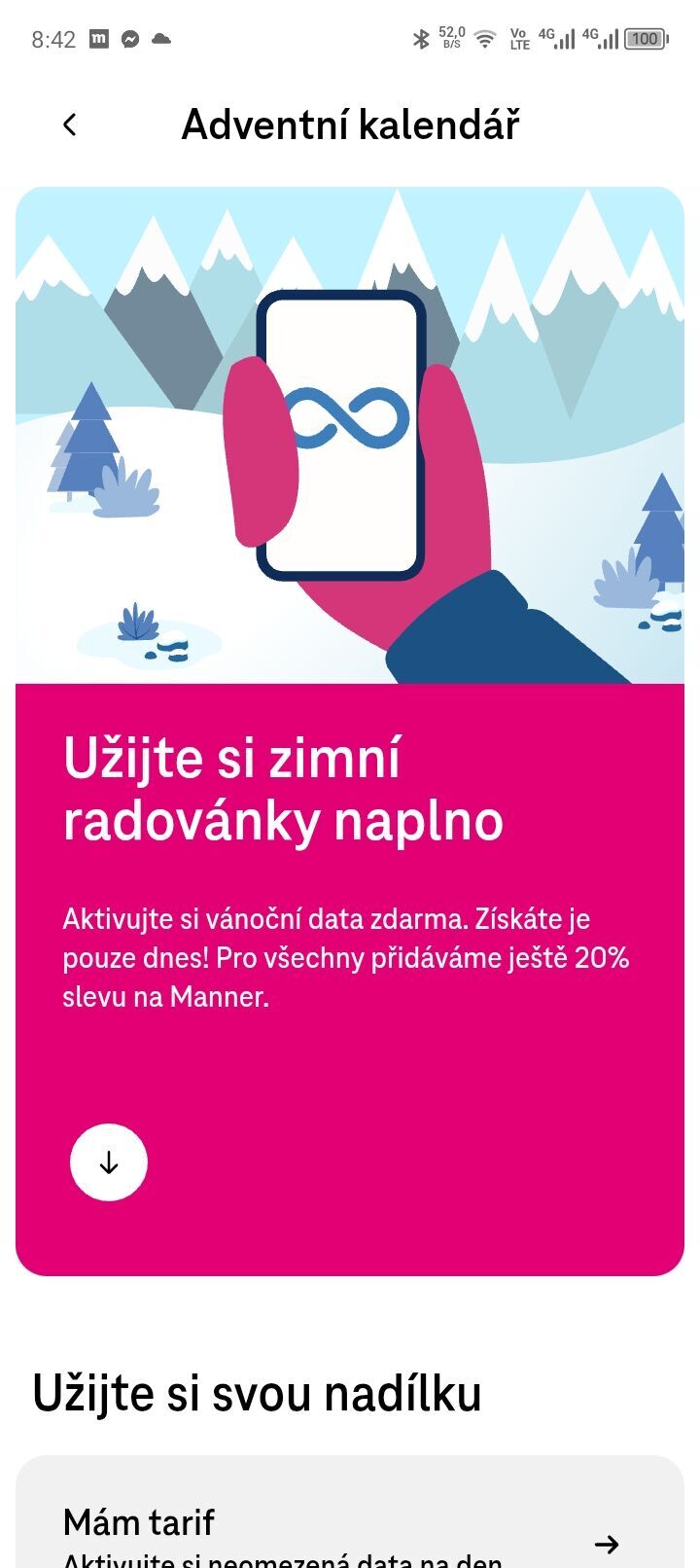 T-Mobile adventní kalendář