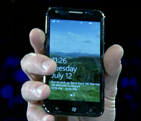 Tajný Samsung s Windows Phone Mango