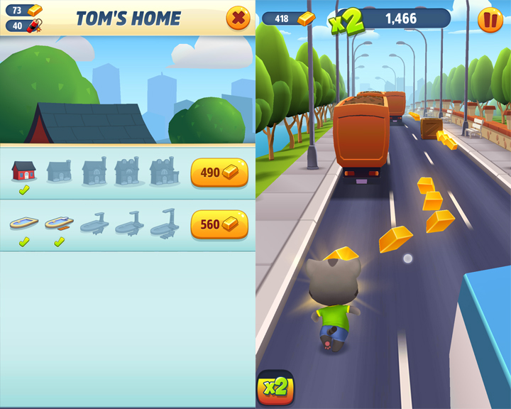 Talking Tom Gold Run