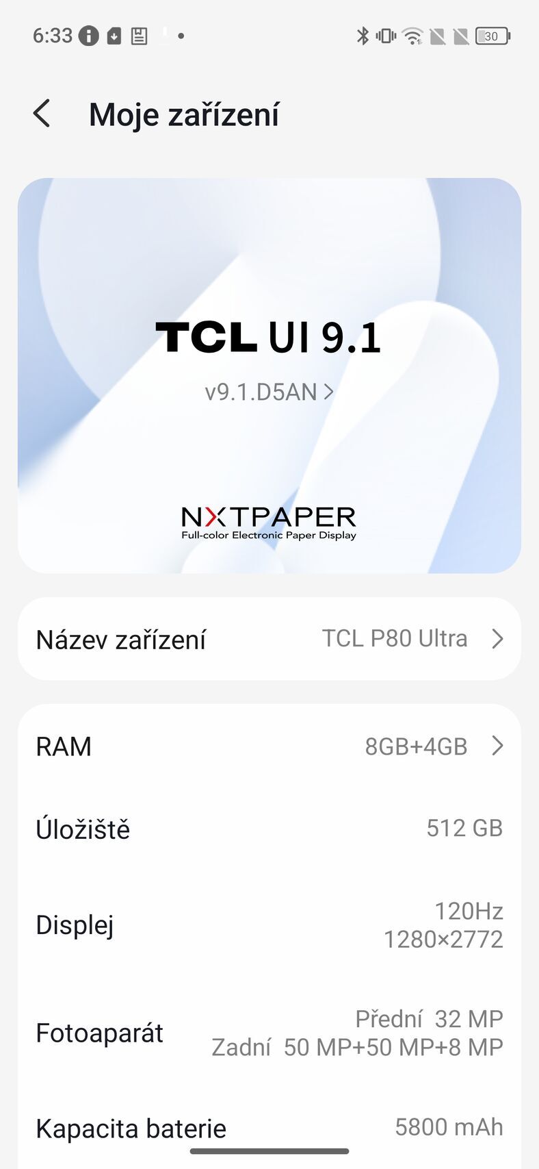 TCL P80 Ultra