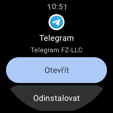 Telegram pro systém Wear OS