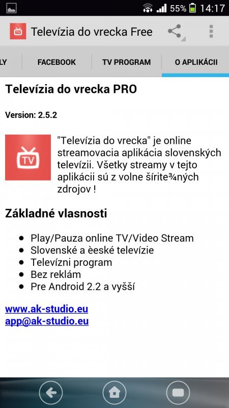 Televízia do vrecka (CZ & SK)