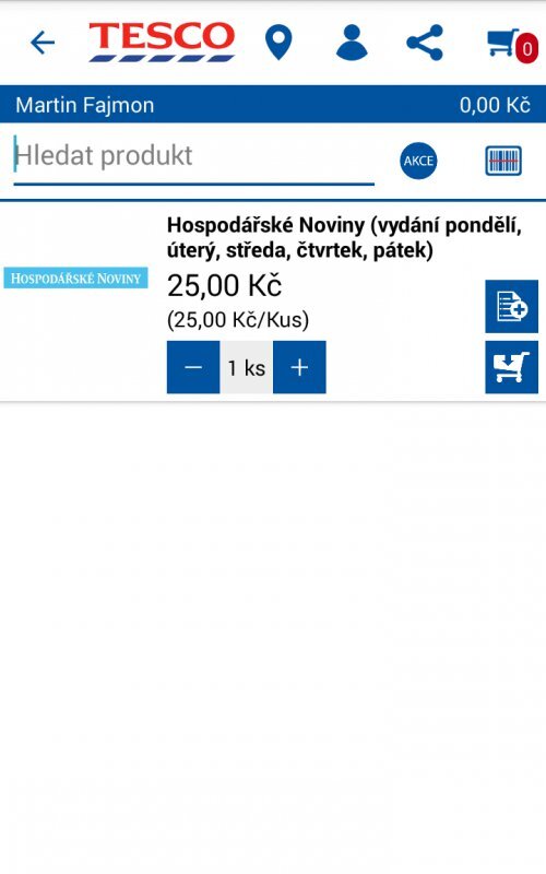 Tesco Potraviny online