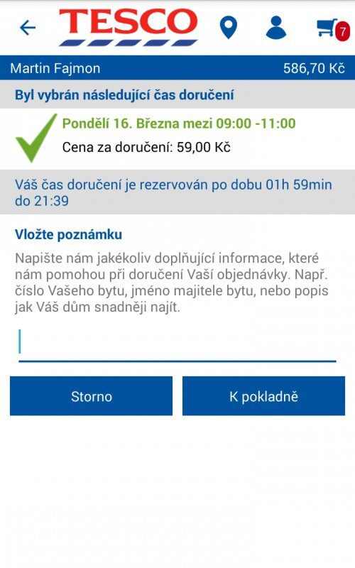 Tesco Potraviny online