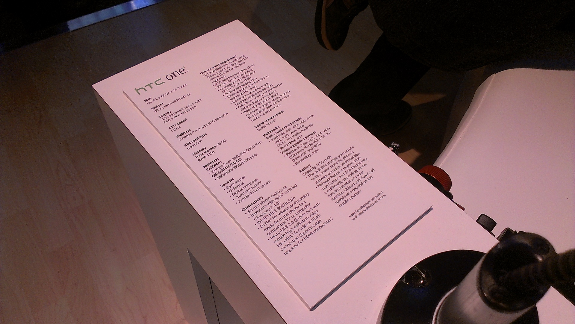 Testovací fotografie z MWC Barcelona