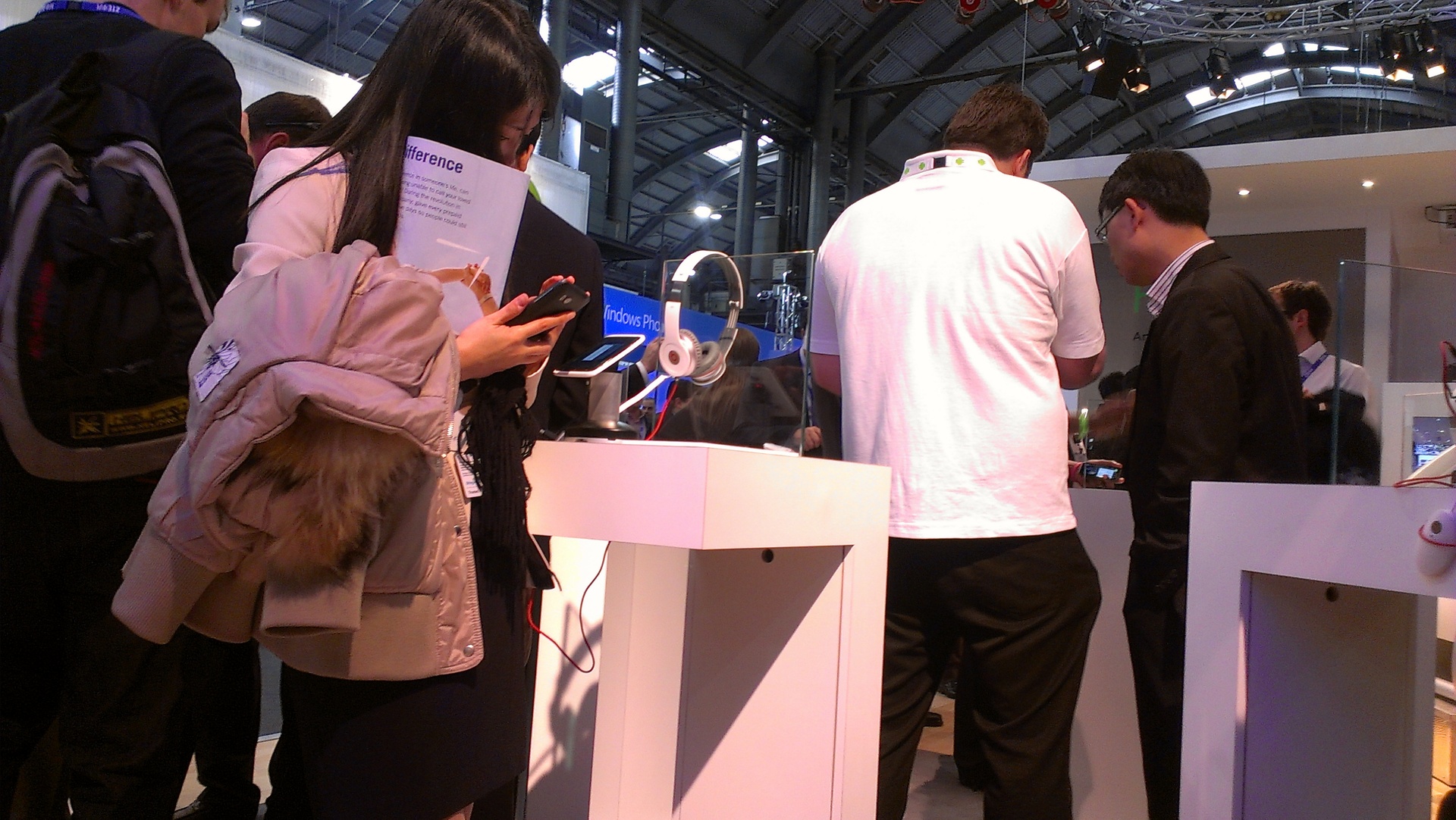 Testovací fotografie z MWC Barcelona