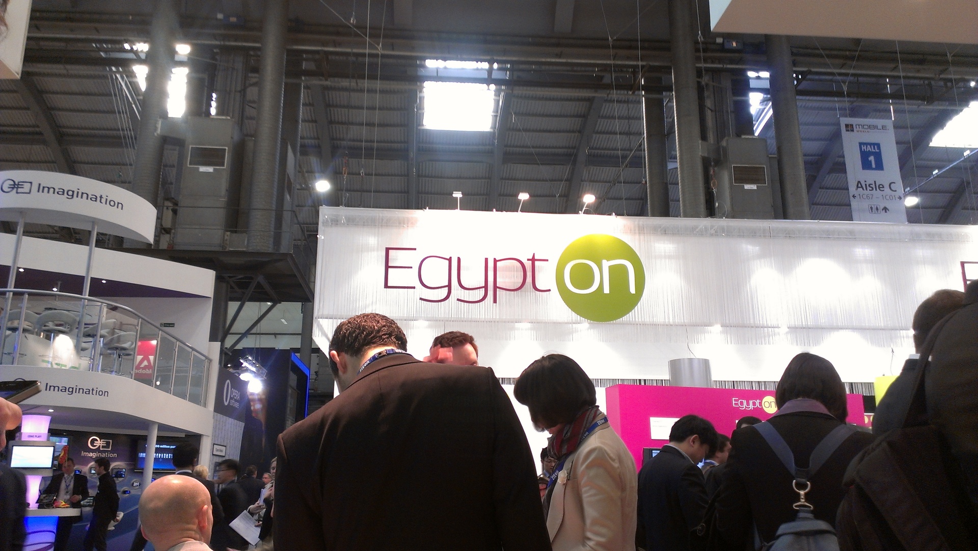 Testovací fotografie z MWC Barcelona