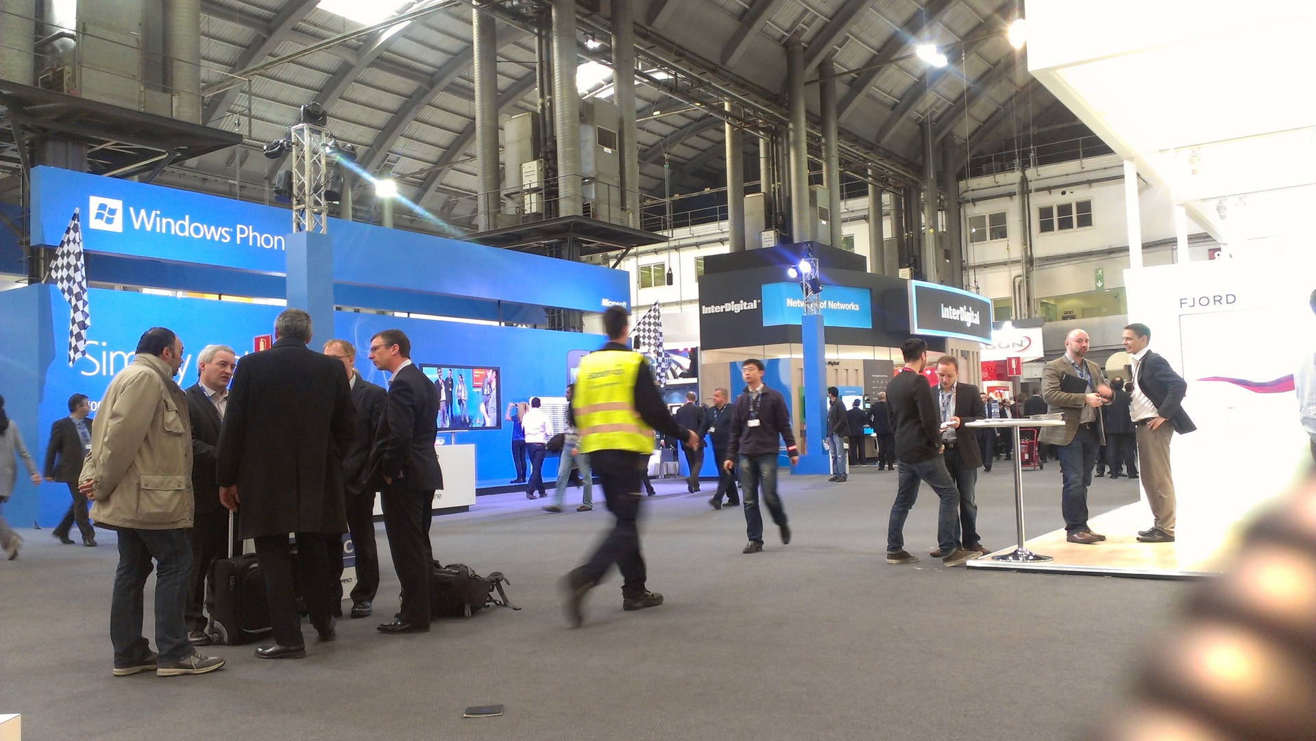 Testovací fotografie z MWC Barcelona