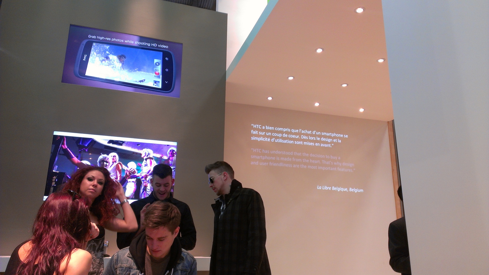 Testovací fotografie z MWC Barcelona